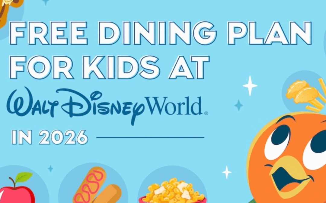 Free Disney World Dining Plan Offering for Kids Coming in 2026